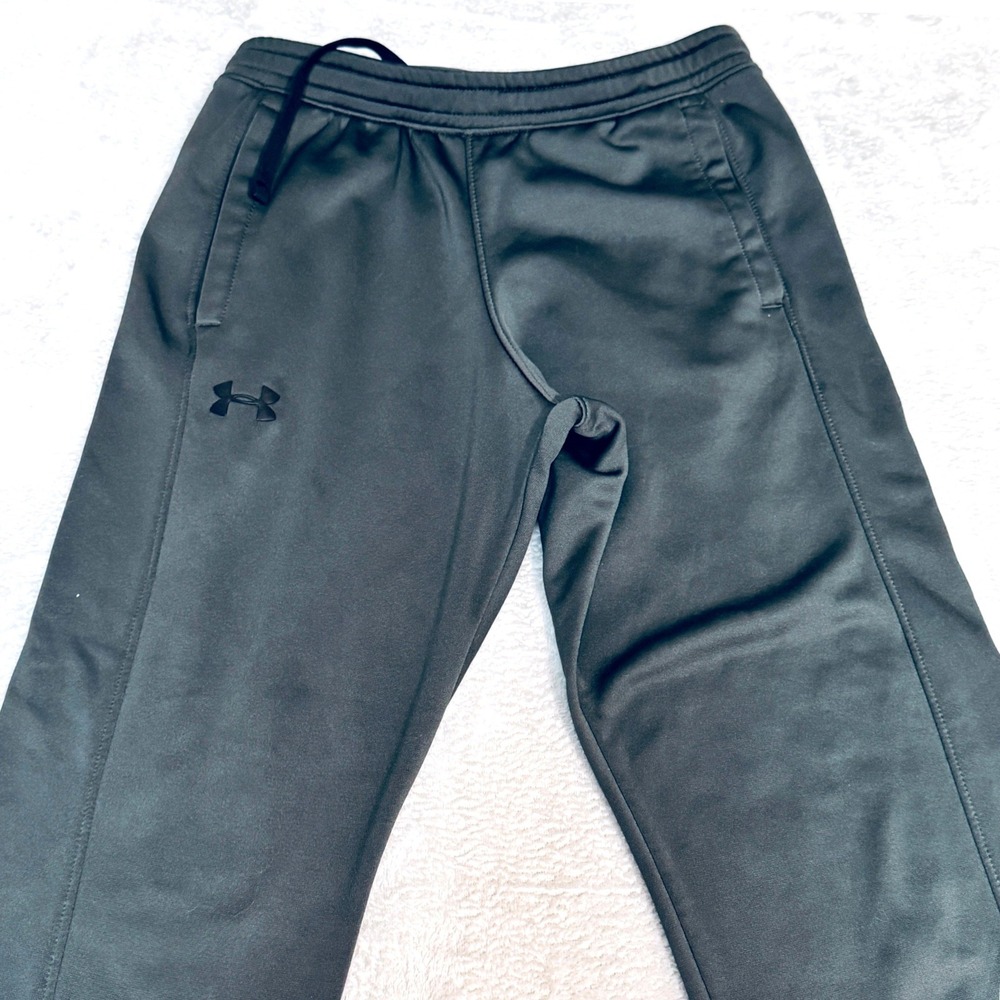 Under Armourโ Green Athletic Jogger Pants Med. Performance Training Drawstring